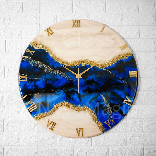 The Gem Medium Size Silent Clock 17.5 Inches