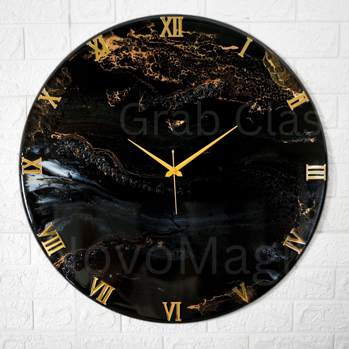 Black Desert Large Silent Clock