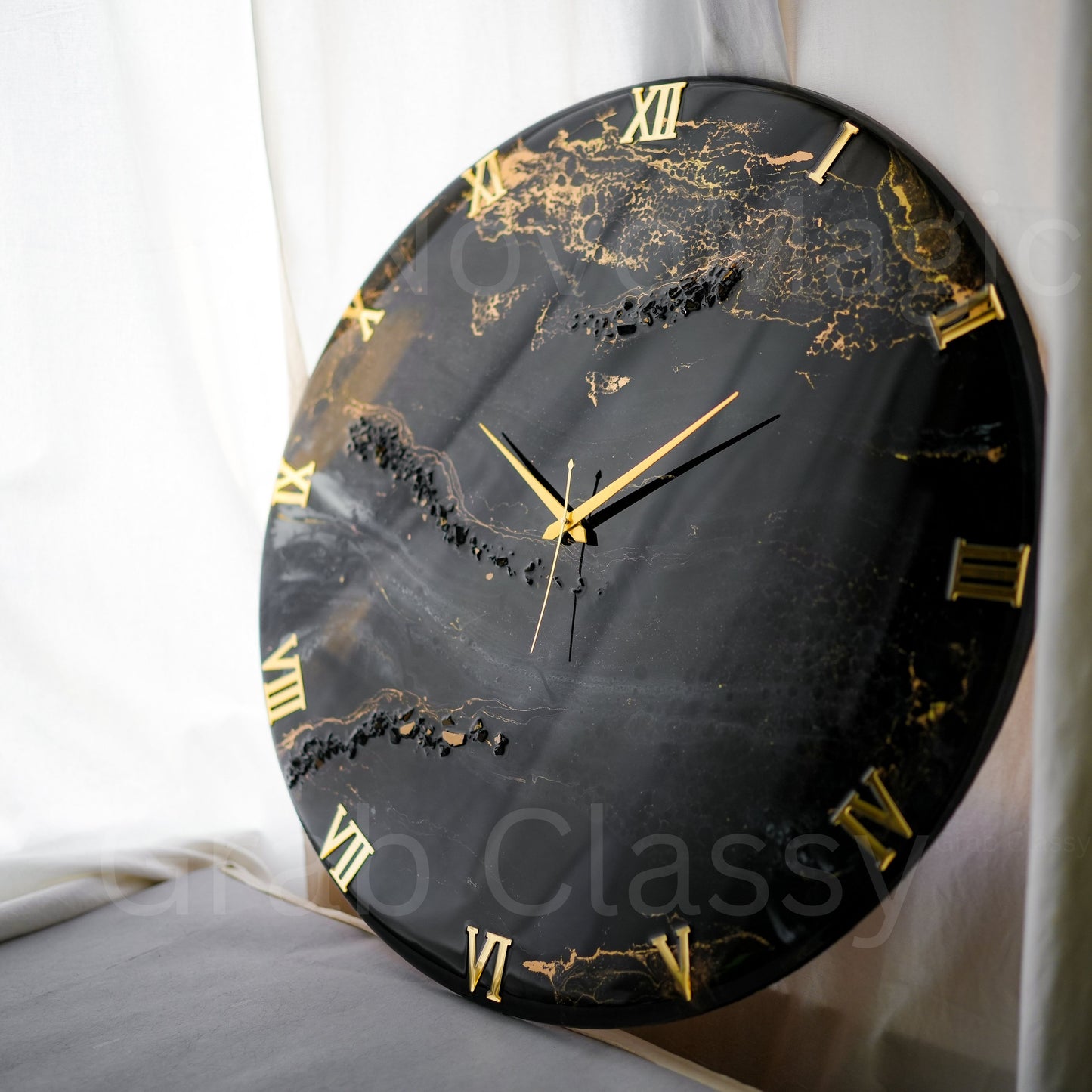 Black Desert Large Silent Clock