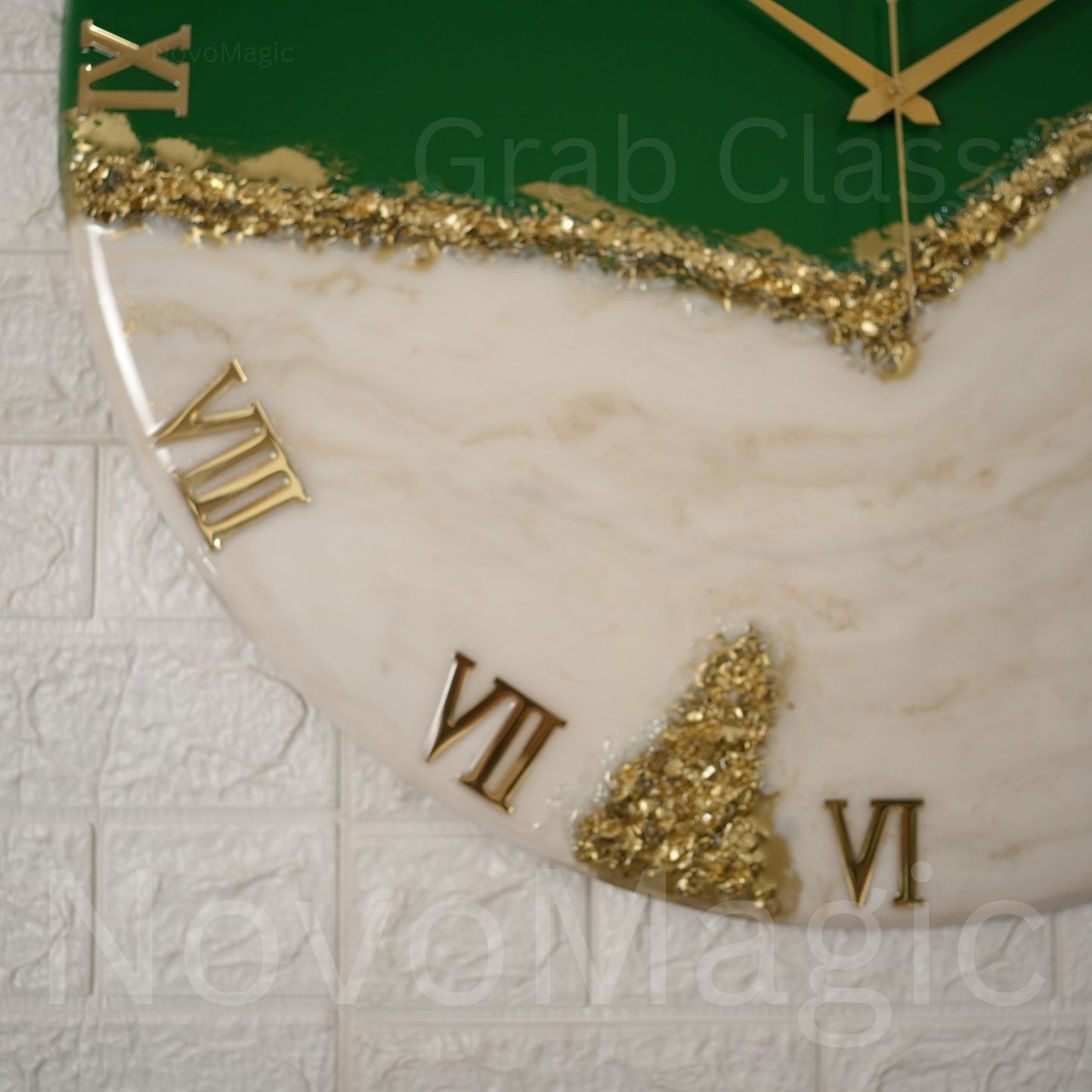 Green Peak Large Silent Clock