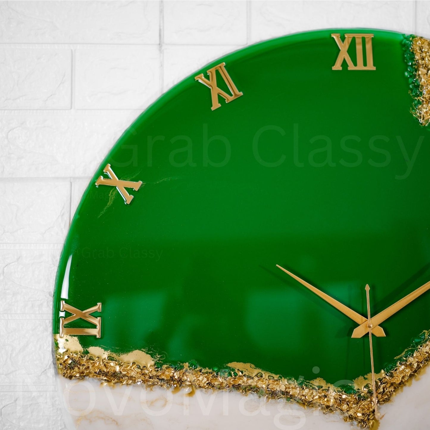 Green Peak Silent Clock 30cm