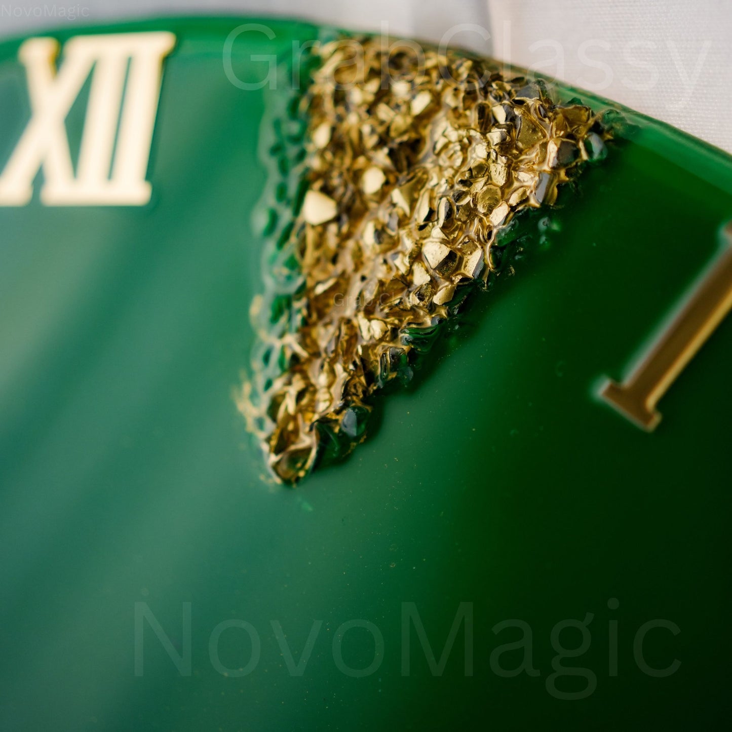 Green Peak Large Silent Clock