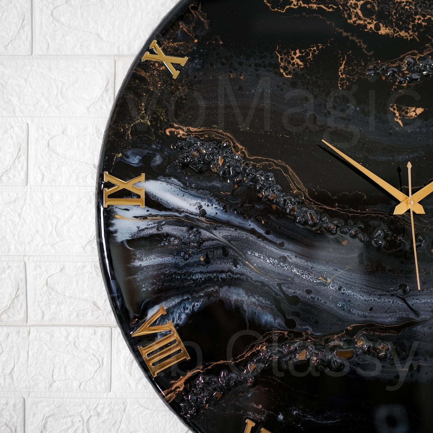 Black Desert Large Silent Clock
