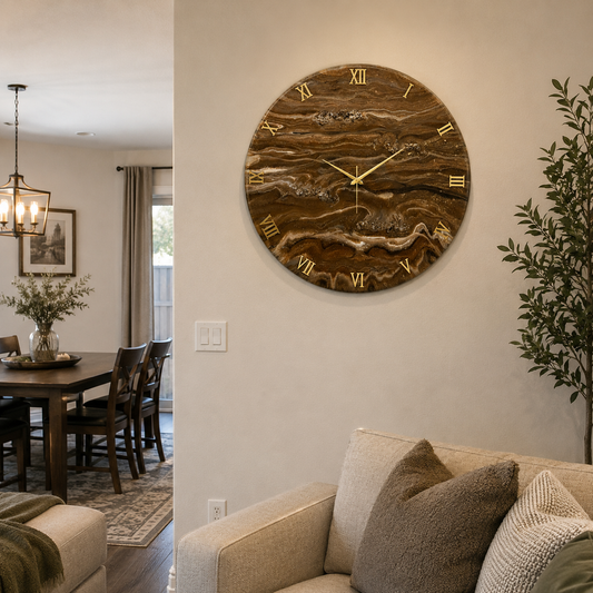 Earthstone Clock
