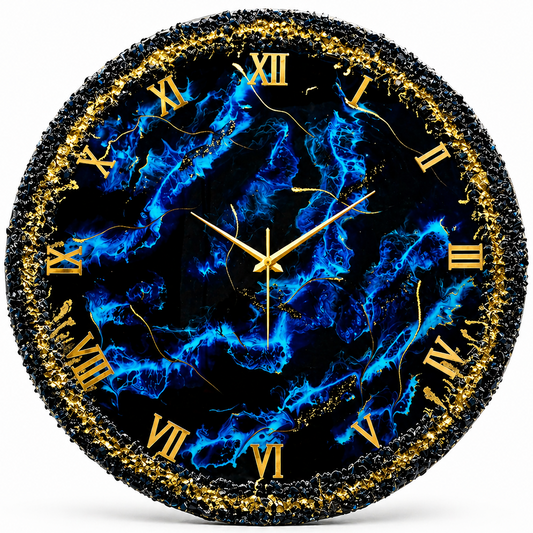 Blue Thunder Silent Clock