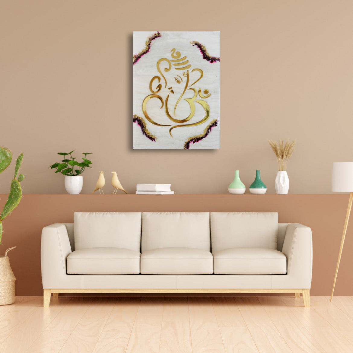 Wall Art Mantra "Shri Om Ganesh" 45 x 60