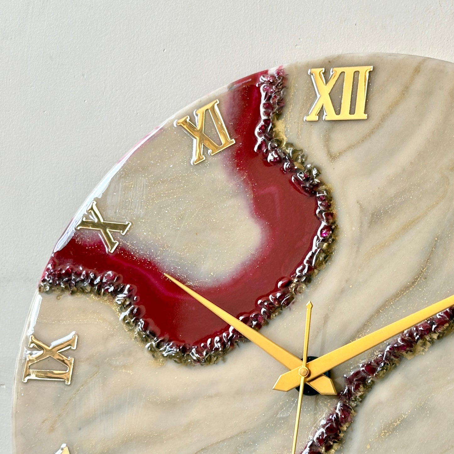 *Cherry Silent Clock 17.5 inches