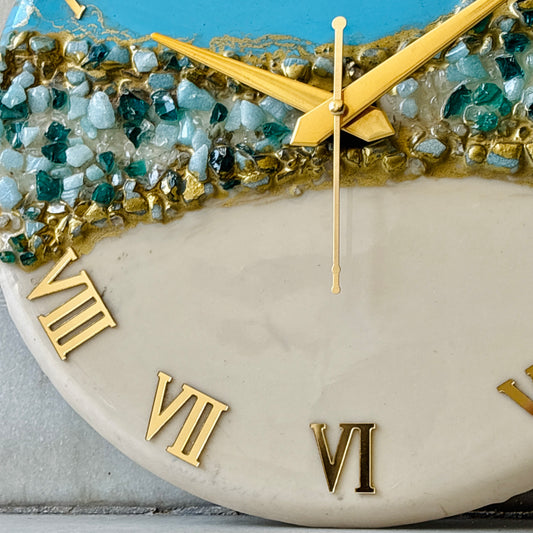 *Blue Crown Silent Clock 30cm(CS)