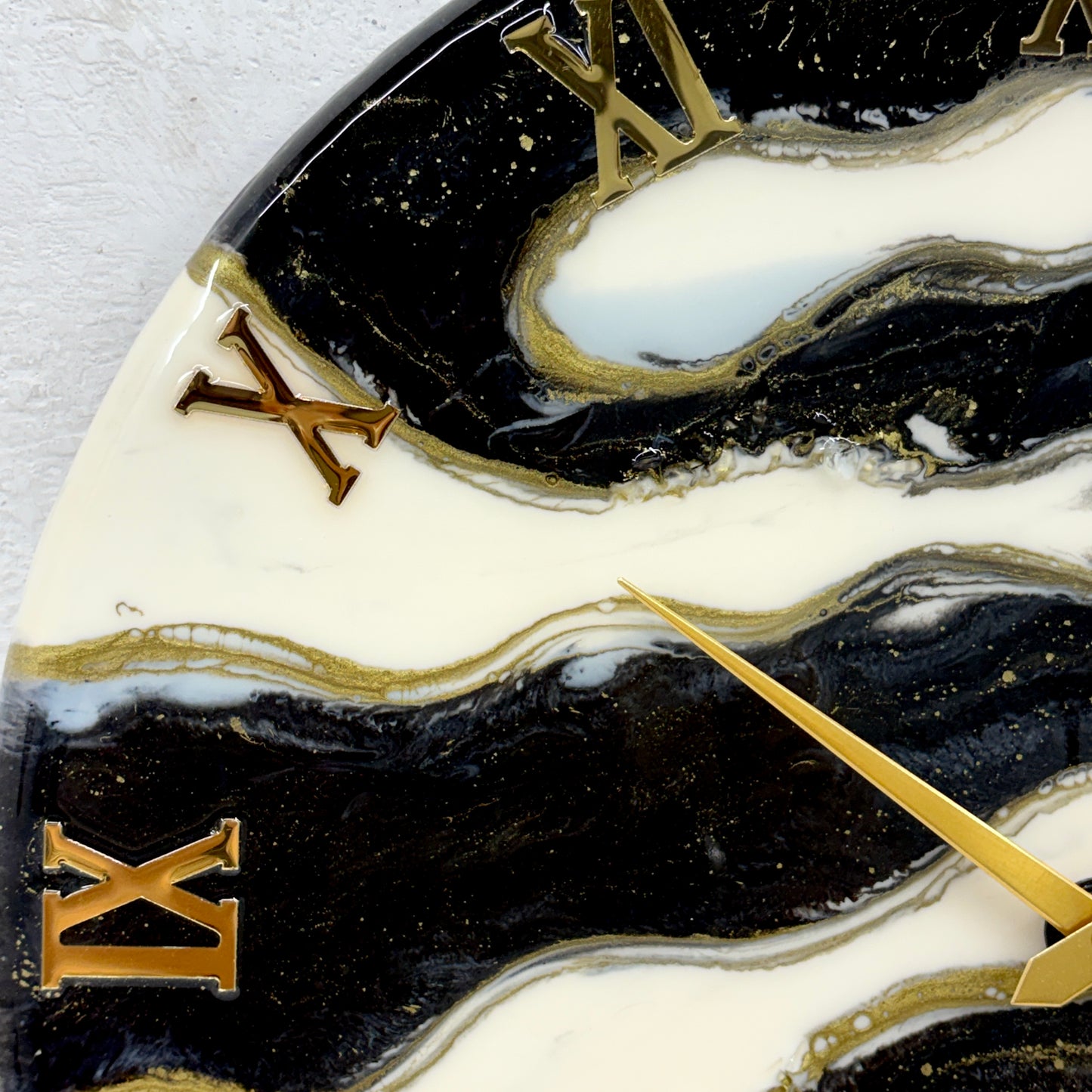 Black Falls clock 17.5 inches (CS)