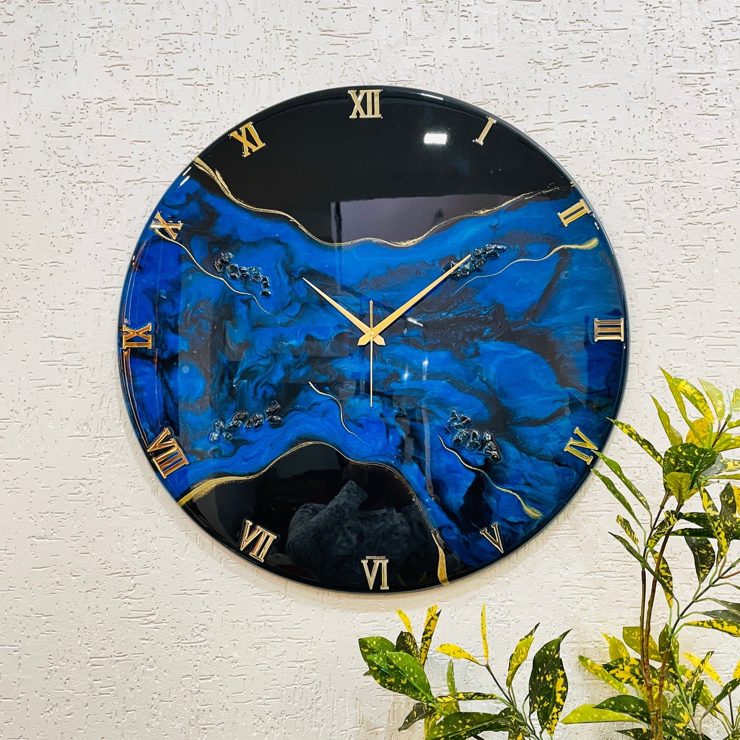Deep Ocean Large Silent Clock 27 Inches