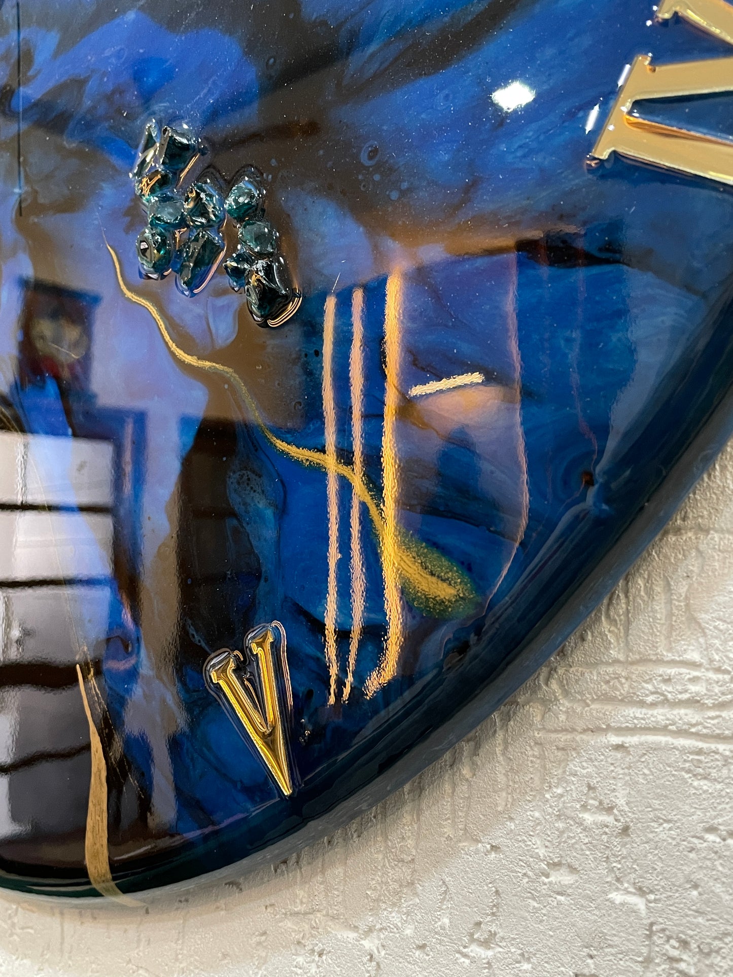 Deep Ocean Large Silent Clock 27 Inches