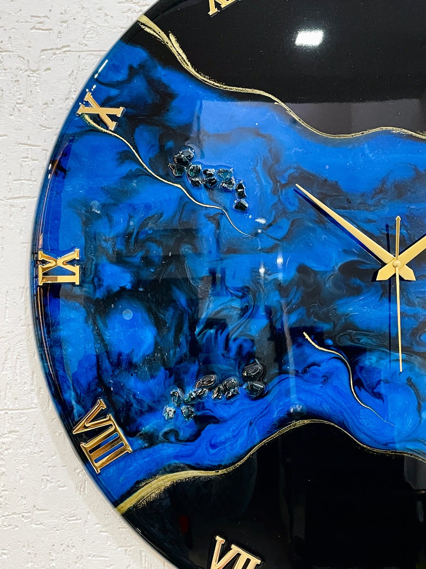 Deep Ocean Large Silent Clock 27 Inches