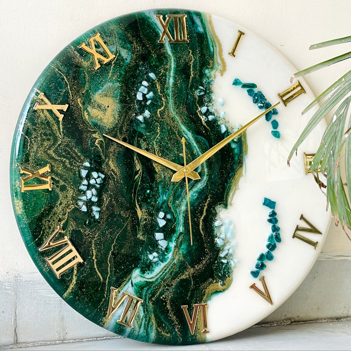 Green Neptune Silent Clock