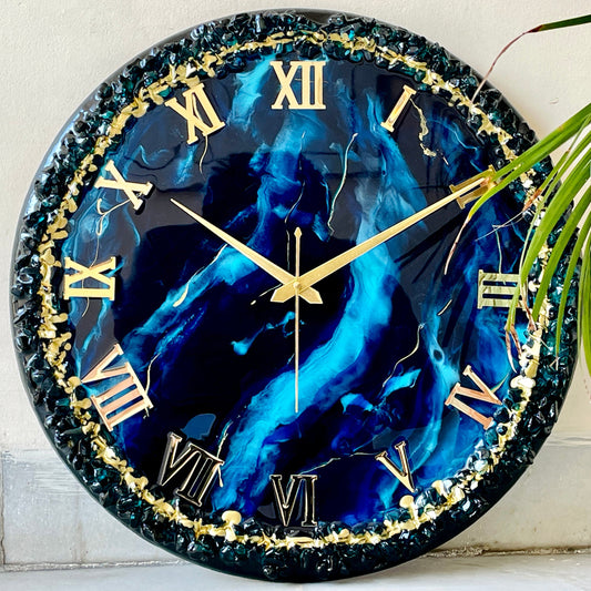 Blue Thunder Silent Clock