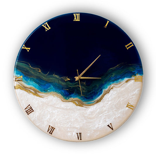 Royal Blue Silent Clock 12 Inches (30cm)