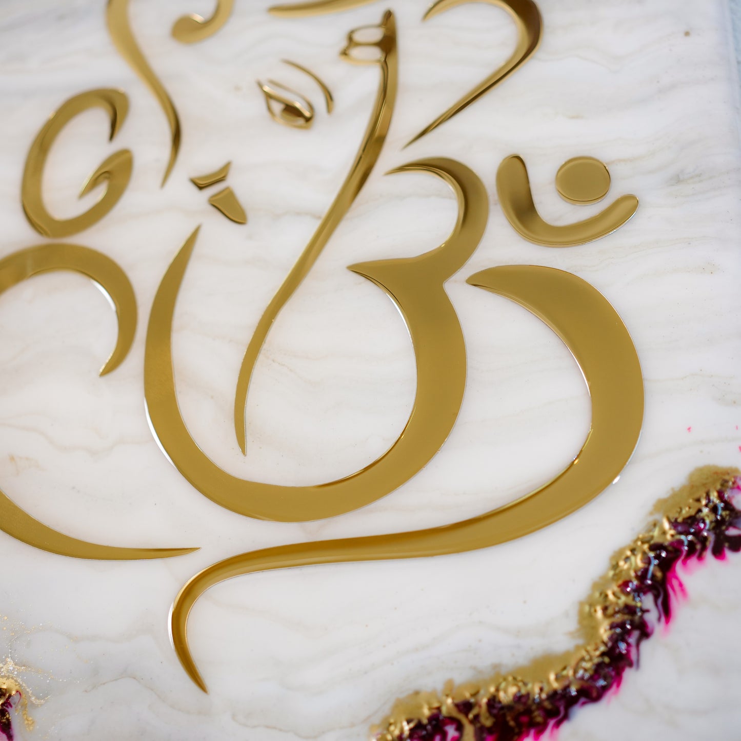 Wall Art Mantra "Shri Om Ganesh" 45 x 60