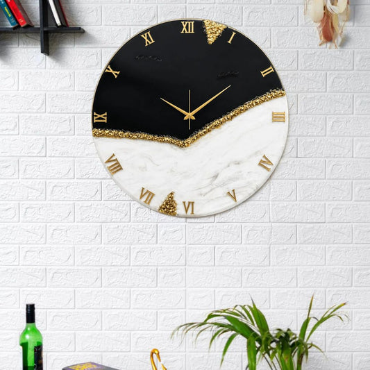 Black Peak Silent Wall Clock