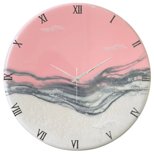 Blush Pink Silent Clock