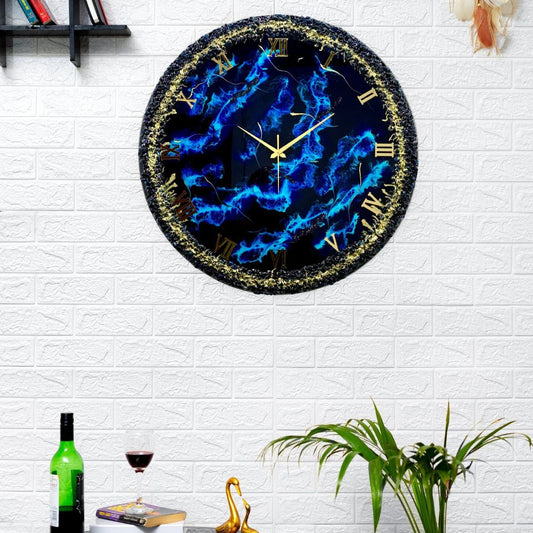 Blue Thunder Silent Clock 17.5 inches