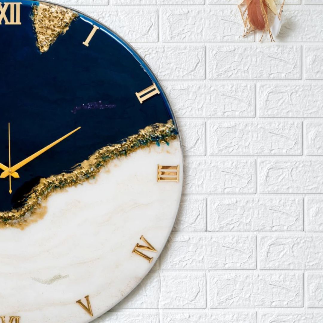 Blue Peak Silent Wall Clock