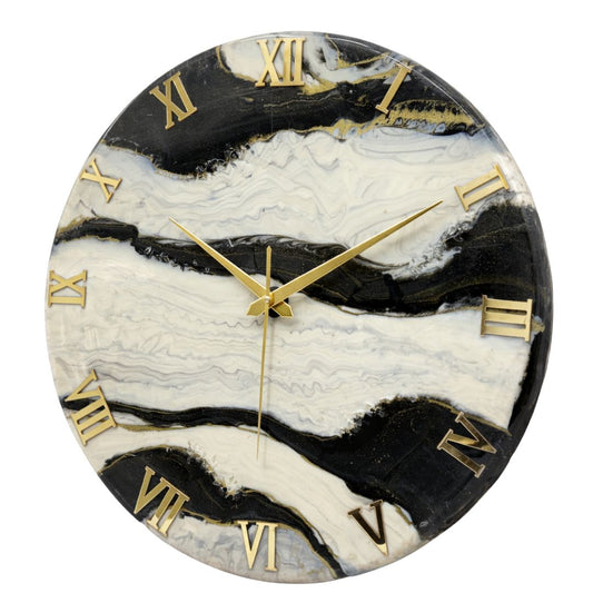 Black Falls Clock 17.5 inches (CS)
