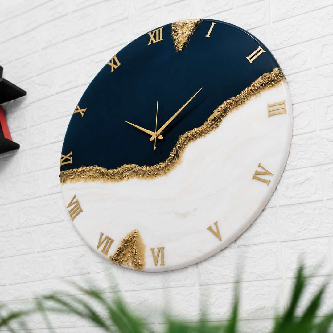 Blue Peak Silent Wall Clock
