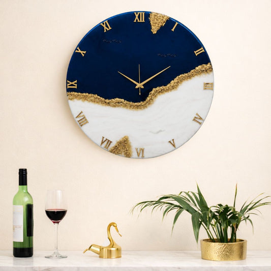 Blue Peak Silent Wall Clock