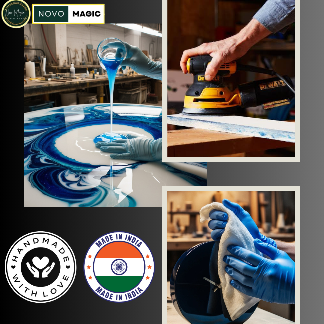 Harmony Silent Resin Wall Clock