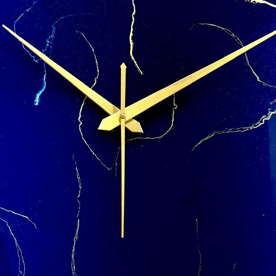 Blue Storm Silent Clock 30cm