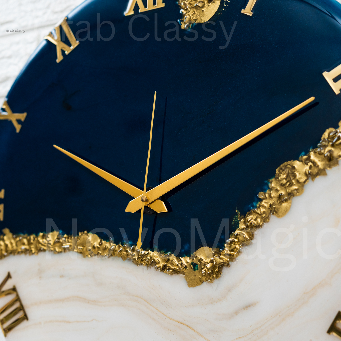 Blue Peak Silent Wall Clock