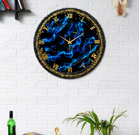 Blue Thunder Silent Clock