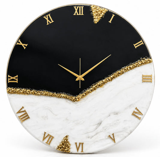 Black Peak Silent Wall Clock