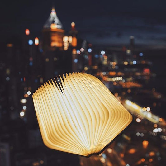 Foldable Book Shaped Lamp (Red/Black)