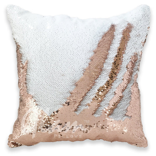 Mermaid Pillow Cover 16 X 16 Inches, Pillow Not Included (Resin/White)