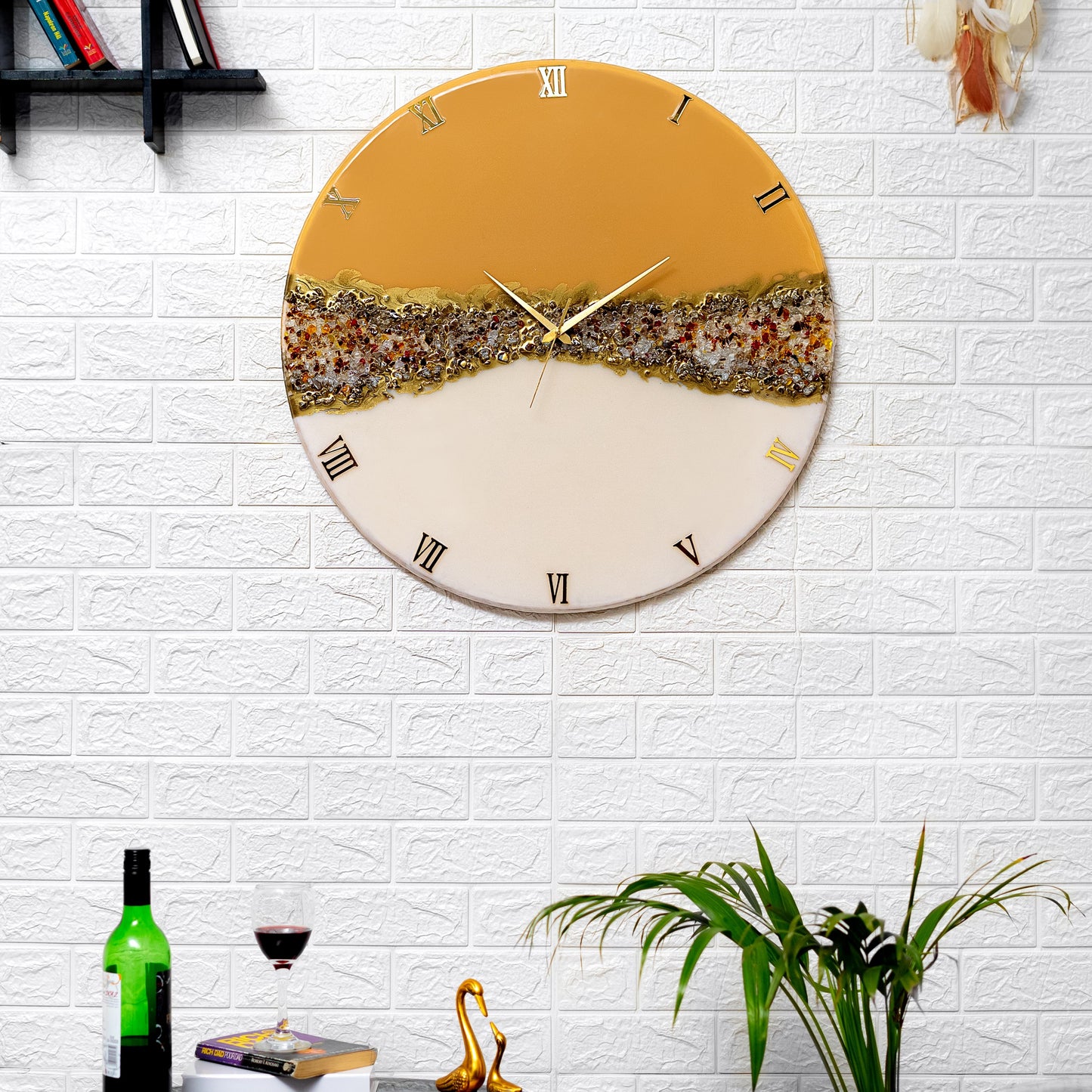 The Crown Silent Resin Wall Clock