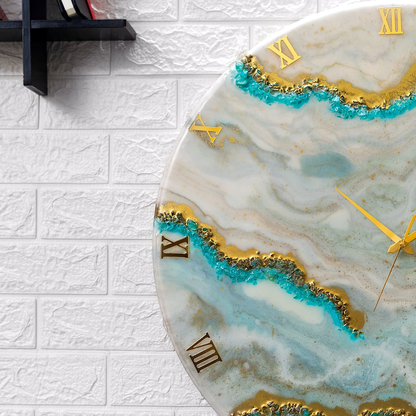 Oasis Silent Resin Wall Clock