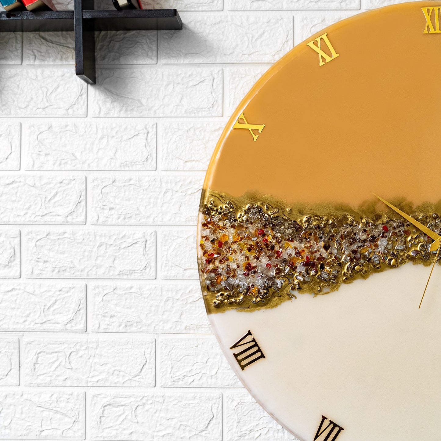 The Crown Silent Resin Wall Clock