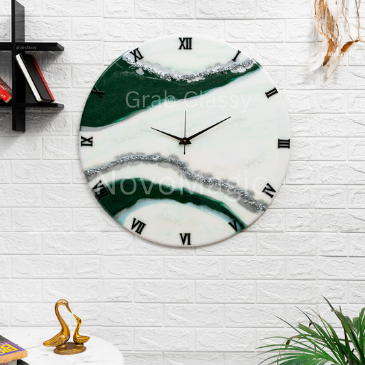 Ivy Handmade Silent Resin Wall Clock