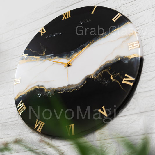 Harmony Silent Resin Wall Clock