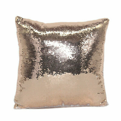 Mermaid Pillow Cover 16 X 16 Inches, Pillow Not Included (Brown/Gold)