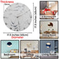Silver Dust Handmade Resin Clock 17.5 Inches