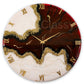 Maroon Stunner Silent Clock 30cm