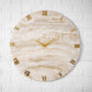 Golden Medium Size Silent Clock 17.5 Inches