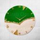 Green Peak Medium Size Silent Clock 17.5 Inches