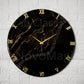 Black Stunner Medium Size Clock 17.5 Inches