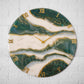 Olive Medium Size Silent Clock 17.5 Inches