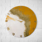 Fire Medium Size Silent Clock 17.5 Inches