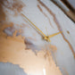 Mocha Medium Size Silent Clock 17.5 Inches