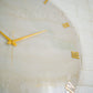 White Medium Size Silent Clock 17.5 Inches