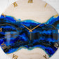 Blue pond Medium Size Silent Clock 17.5 Inches